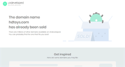 Desktop Screenshot of hdtoys.com